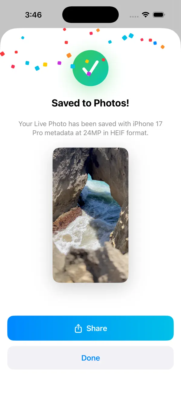 Chromify settings and controls screen